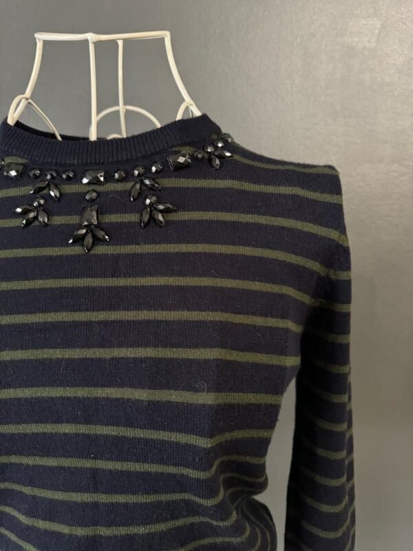 Elegant Beaded Knitted Top