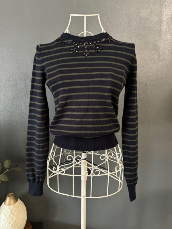 Elegant Beaded Knitted Top