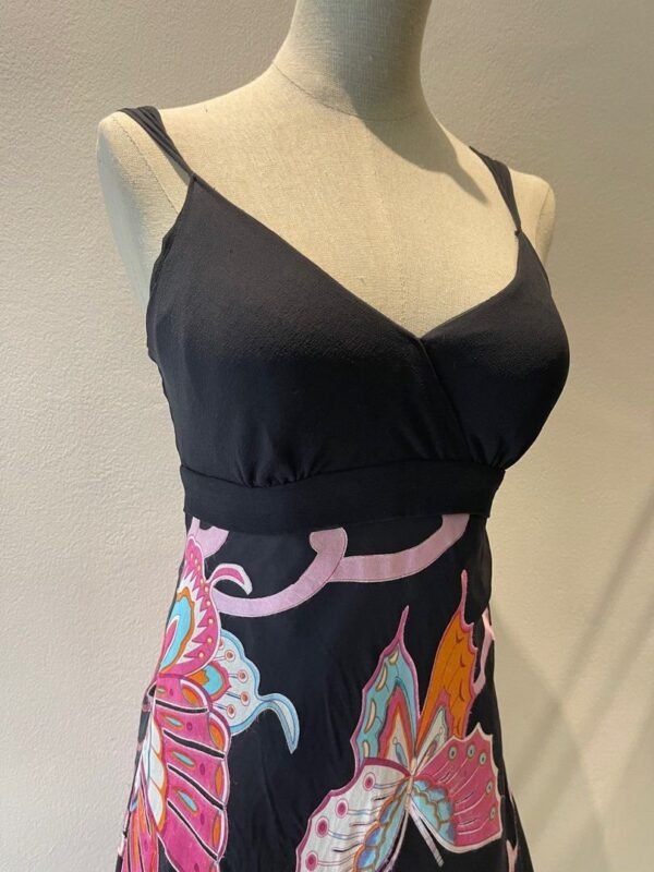 Silk Butterfly Y2K Vintage Dress
