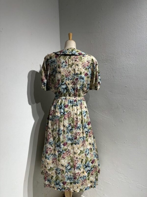 Vintage Floral Cotton Dress