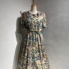 Vintage Floral Cotton Dress