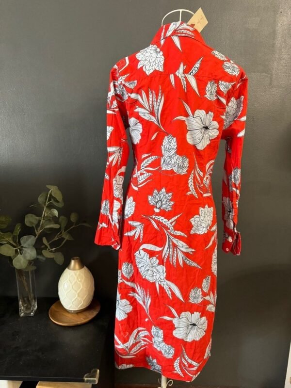Flower Red Dress