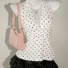 01 Earth-Toned Halter Neck Vest