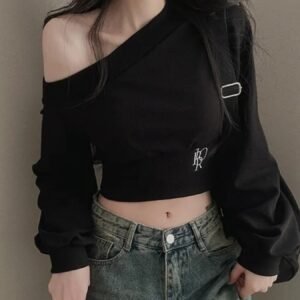 Spring Asymmetrical Cropped Top
