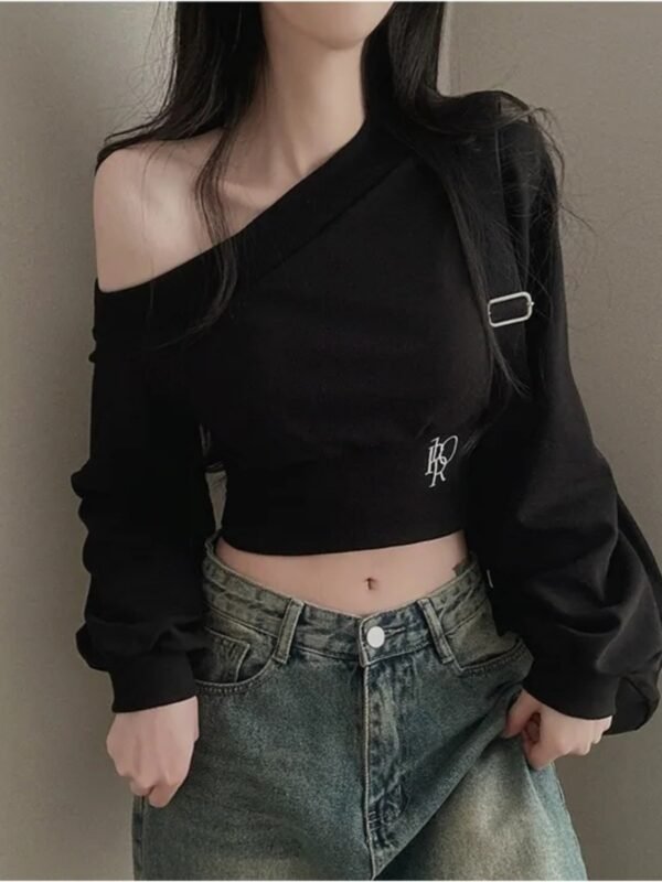 Spring Asymmetrical Cropped Top