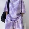 Women's Tie-Dye Pajama Set