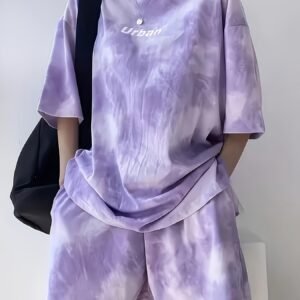 Women's Tie-Dye Pajama Set