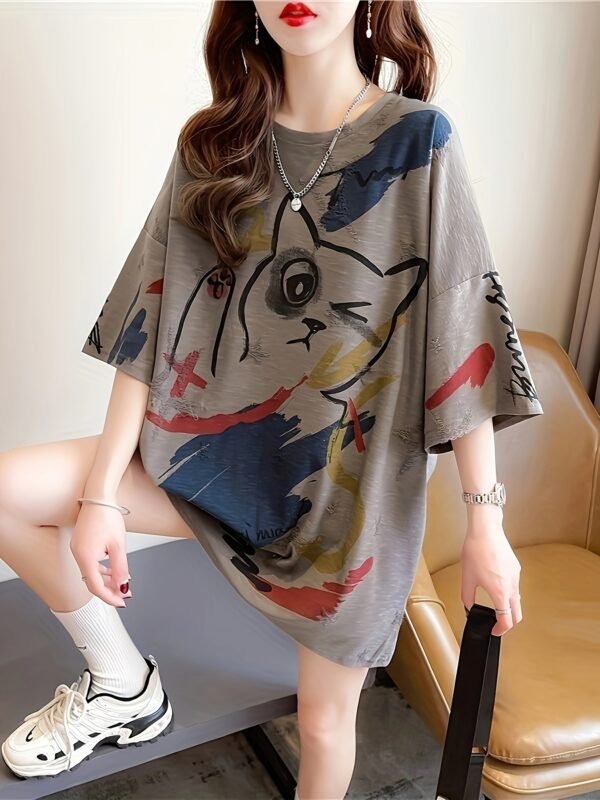 01 Trendy Summer Cartoon T-Shirt