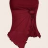01 Y2K Strapless Ruched Top