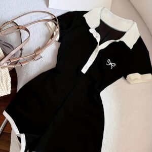 Women's Casual Color-Block Bodysuit