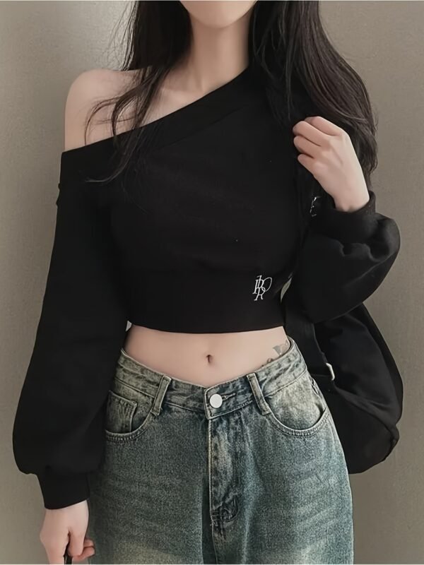 02 Stylish Off-Shoulder Women's Top
