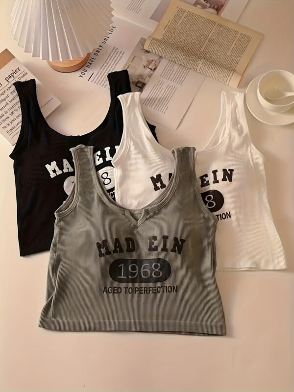 02 3pcs Women's V-Neck Camisole Tank Top