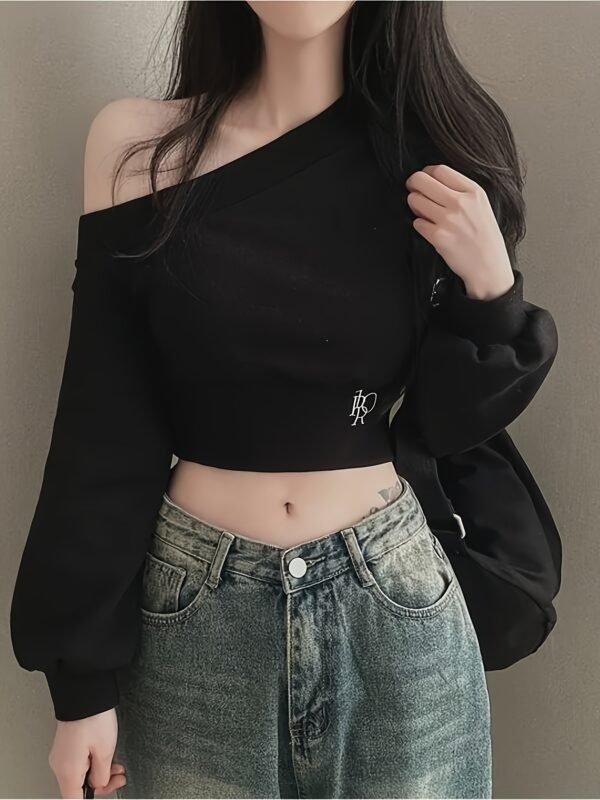 Spring Asymmetrical Cropped Top