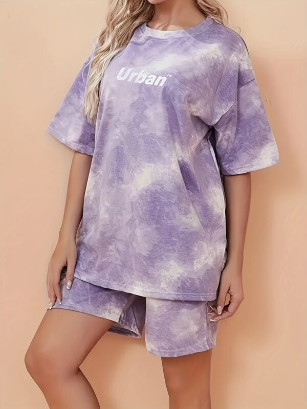 Women's Tie-Dye Pajama Set