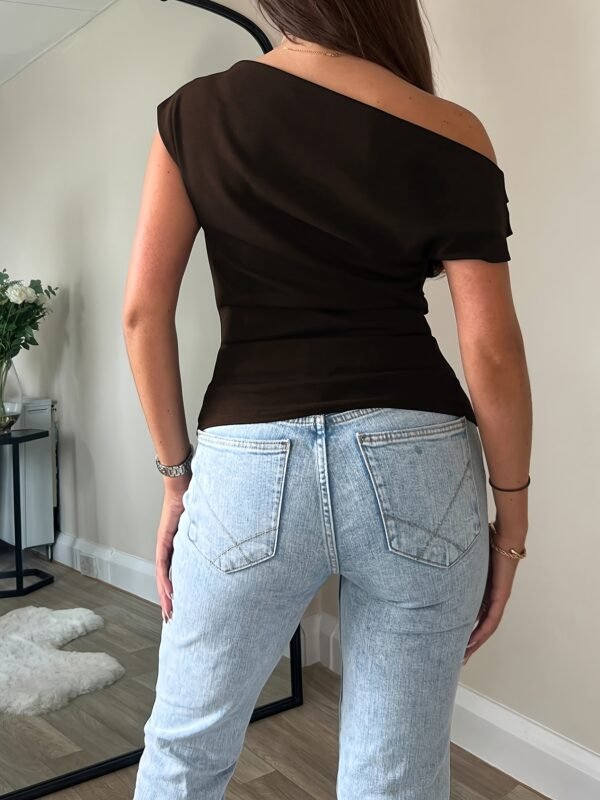 02 Elegant Off-Shoulder Women's Shirt