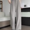 03 High-End Summer Black Suit Pants