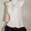 03 Earth-Toned Halter Neck Vest
