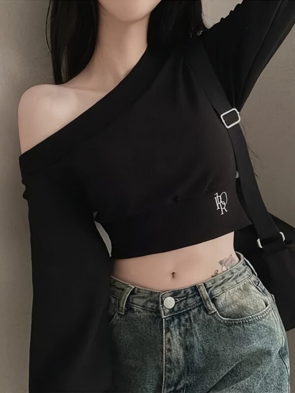 Spring Asymmetrical Cropped Top