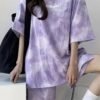 Women's Tie-Dye Pajama Set