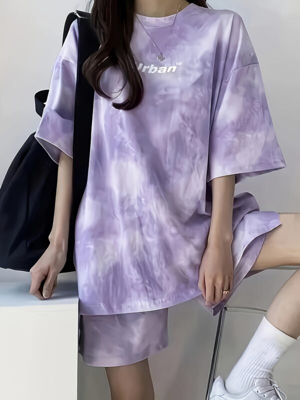 Women's Tie-Dye Pajama Set