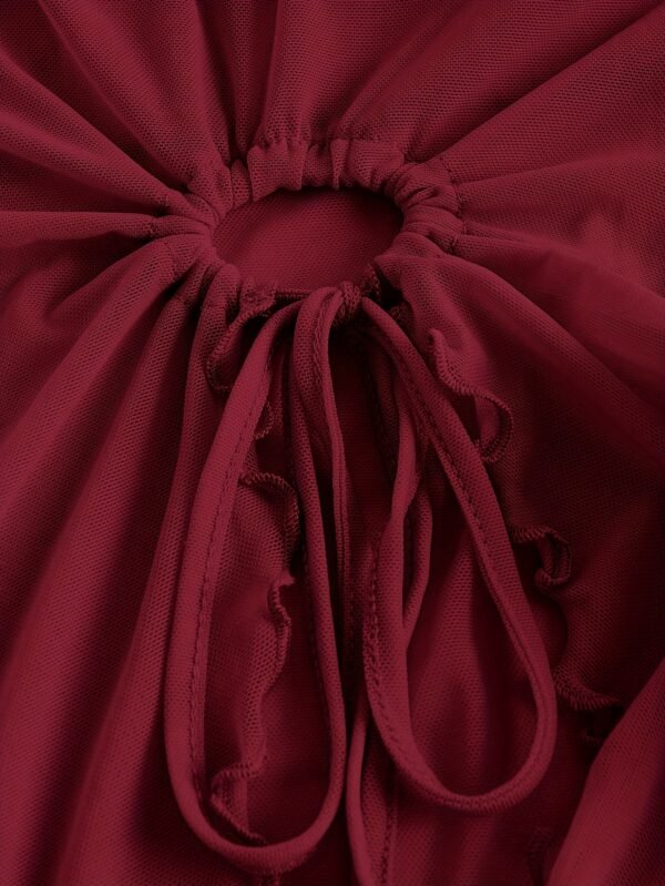 03 Y2K Strapless Ruched Top