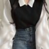 03 Faux Two-Piece Sweatshirt