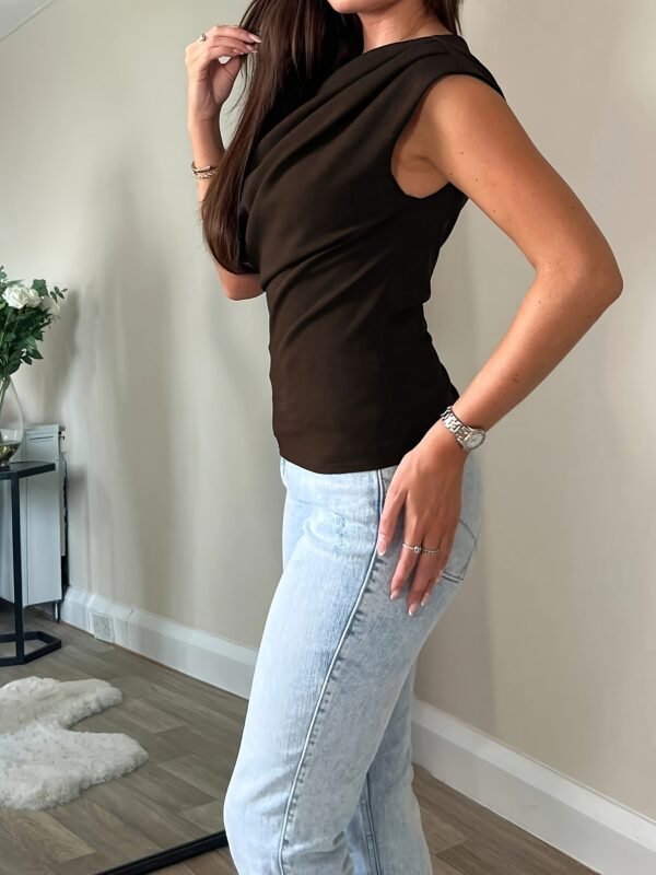 03 Elegant Off-Shoulder Women's Shirt