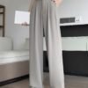 04 High-End Summer Black Suit Pants