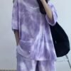 Women's Tie-Dye Pajama Set