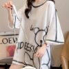 04 Trendy Loose-Fit Cartoon T-Shirt