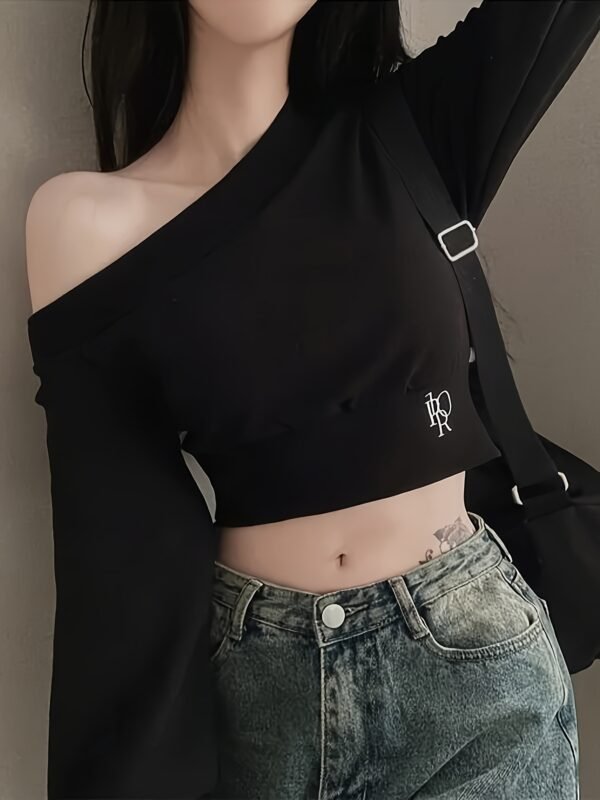 04 Stylish Off-Shoulder Women's Top