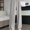 05 High-End Summer Black Suit Pants