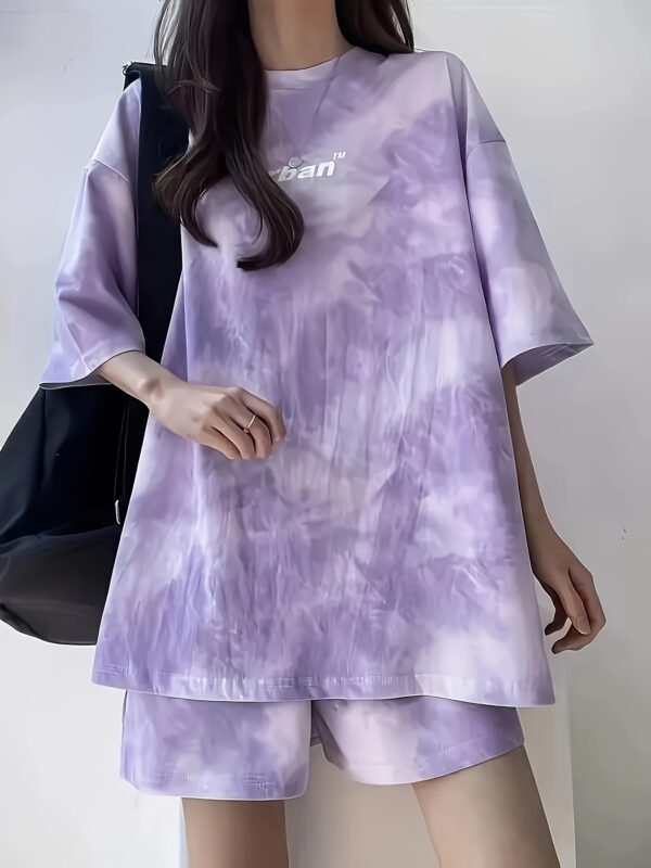 Women's Tie-Dye Pajama Set