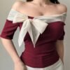 Stylish Women's Off-Shoulder T-Shirt