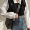 05 Faux Two-Piece Sweatshirt