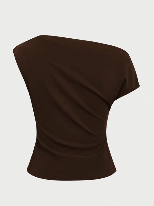05 Elegant Off-Shoulder Women's Shirt